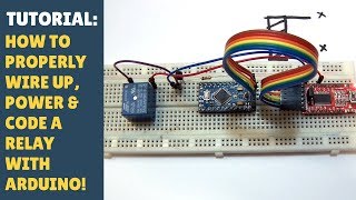 TUTORIAL How to Properly Wire up Power amp Code a Relay with Arduino Songle 05VDC Module  Simple [upl. by Airpal]