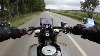 2023 FB Mondial HPS 125 ABS Top End Speed Road Test 67mph 107kph [upl. by Anaujait]