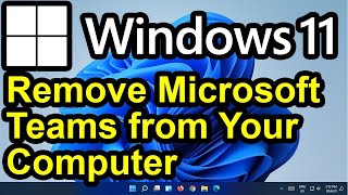 The Hidden Truth Removing MS Teams from Windows 11 Revealed [upl. by Nryhtak230]