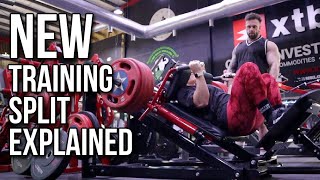 NEW TRAINING SPLIT  Explained [upl. by Awe]