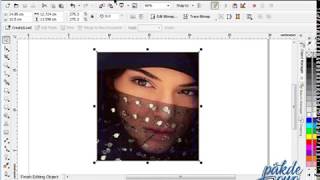 Create Calligram  Text Portrait in CorelDRAW [upl. by Tayyebeb]