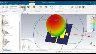 Reconfigurable Beam Steering Antenna Array using Phase Shifter Technique in cst  hfss [upl. by Dudden602]