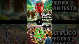 PREGUNTAS BÍBLICAS SOBRE JESÚS Y LOS MILAGROS📖🙏 Quiz triviador adivina el juego de trivia [upl. by Nollaf]