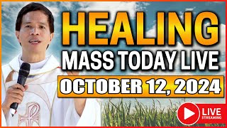 FILIPINO MASS TODAY LIVE HEALING MASS  OCTOBER 12 2024  Fr Joseph Fidel Roura [upl. by Ilamad256]