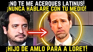 El Hijo de AMLO Ignora a Latinus ¡Nunca les dará una Entrevista [upl. by Aicram404]