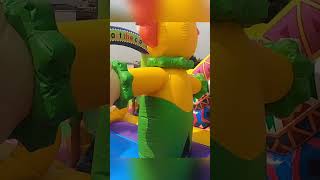 ☀️Lets Get Wild Under the Sunshine 😀 inflatable jump funny [upl. by Akelahs]