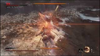 Sekiro Resurrection Sword Saint Isshin Bossfight for the first time [upl. by Etep]