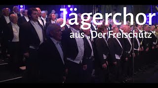 Jägerchor  Hunters Chorus  Der Freischütz w English subtitles Male Voice Choir MVC Mens Chorus [upl. by Ydassac]