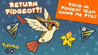 Climbing With RETURN PIDGEOT In Ultra League Pokémon GO Battle League [upl. by Deborath]