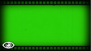 🎥 OLD FILM MOVIE REEL 1 Green Screen Background Overlay Graphics Free Stock Download No Copyright [upl. by Timmie]