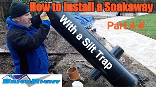 How to install a soakaway Part 4  with a silt trap [upl. by Ylime]