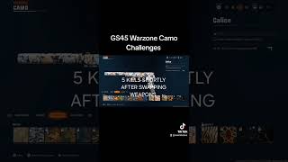 GS45 Warzone Camo Challenges blackops6 callofduty [upl. by Ametaf]