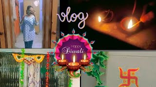 Diwali special vlog ✨diwali decoration 🕯️methiside [upl. by Ovida]