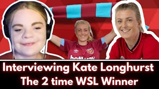 Interviewing Kate Longhurst  The 2 time WSL Winner [upl. by Naitsirk]