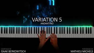 Isaak Berkowitsch  Variations on a Paganini Theme Piano [upl. by Veneaux]