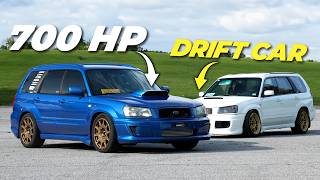 2 of the BADDEST STI Swapped Subaru Foresters [upl. by Ollehcram220]