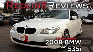 2008 BMW 535i Review Walkaround Exhaust Test Drive [upl. by Hylton909]