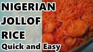 HOW TO MAKE NIGERIAN JOLLOF RICE Simple Way [upl. by Felice953]