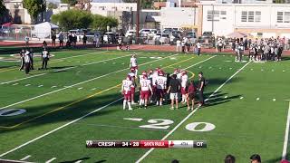 Crespi vs Santa Paula CIF Playoffs Student Broadcast [upl. by Uahc205]