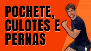 Treino Fácil Para Pernas Pochete e Culotes [upl. by Grew]