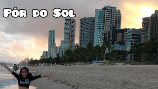 PÔR DO SOL NA PRAIA DA BOA VIAGEM RECIFE PERNAMBUCO BRASIL [upl. by Yuht]