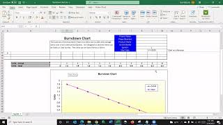 Burndown Chart Template [upl. by Malina538]