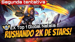 🔴ATUAL TOP 2 GLOBAL NATALIA BUSCANDO TOP 1 GLOBAL ESSA SEMANA  MLBB [upl. by Porty]