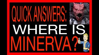 19 QUICK ANSWERS WHERE IS MINERVA Fallout 76 Minervas location amp inventory FO76 [upl. by Leahcin]