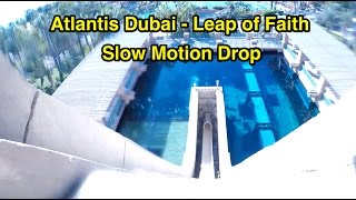 Leap of Faith  SLOW MOTION  Atlantis The Palm Dubai [upl. by Steffen]