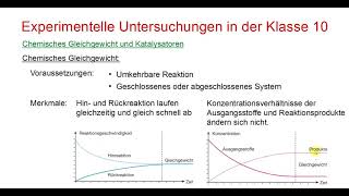 Chemisches Gleichgewicht amp Katalyse [upl. by Afnin719]