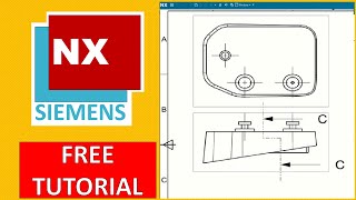 How to create table in Siemens NX drawing  Free Drafting tutorial for beginners [upl. by Soph716]