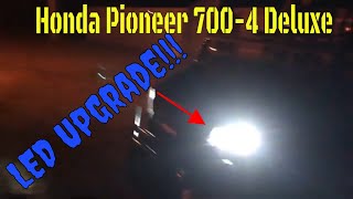 Upgraded my Honda Pioneer Head Lights to LED [upl. by Arhas]