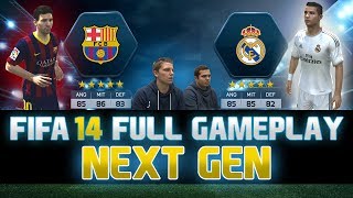 Fifa 14  FULL Next Gen Gameplay  Barcelona vs Real Madrid  El Clasico  by PatrickHDxGaming [upl. by Neyut583]