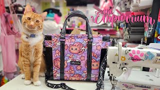 Lets make the new Sincerely Jen Pattern Sewing the Mr Heckles Handbag 😻 [upl. by Stevens255]