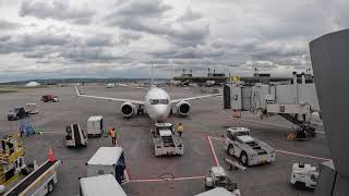 Exploring Calgary Westjet Elevation Lounge And Take Off From Calgary Airport 4K [upl. by Feodora]