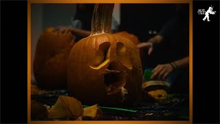 Late Night Pumpkin Carving  bmpcc 4k [upl. by Hudnut]