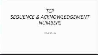 Wireshark  Seq amp Ack numbers [upl. by Thorwald]