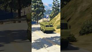 Irans S500 Missile Convoy – Ready for Israeli Airstrike Defense In GTAv shorts [upl. by Shandy925]