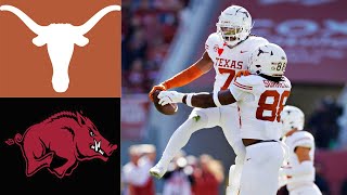 Texas vs Arkansas GAME HIGHLIGHTS Nov 16 2024  2024 College Football Highlights [upl. by Assilem810]