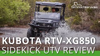 Kubota RTVXG850 Sidekick review [upl. by Basil]