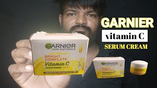 Garnier vitamin C complete bright serum cream review 2024  Garnier vitamin c serum cream sort video [upl. by Hara]