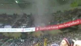 Gladbach gegen Aachen  Rauchbomben von Aachen [upl. by Peper423]