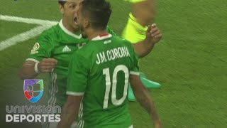 Golazo de ‘Tecatito’ Corona para el empate de México [upl. by Einreb]