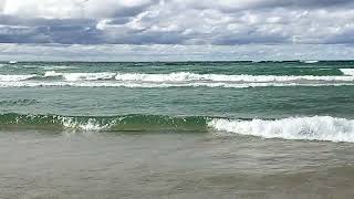 Wind and Waves Lake Michigan [upl. by Ees966]