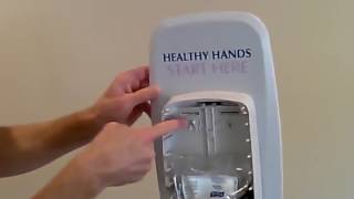 How To Change The Sanitizer in a PURELL TFX Hand Dispenser  Bunzl Processor Division [upl. by Reeta]