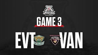 Silvertips at Giants Game 3  2024 WHL Playoffs Highlights [upl. by Uba]