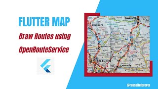 Draw Routes in Flutter using OpenRouteService No Google Maps API flutter fluttermapp leaflet [upl. by Eidod]