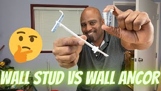 SHOULD YOU USE A WALL ANCHOR OR WALL STUD [upl. by Atnuhs]