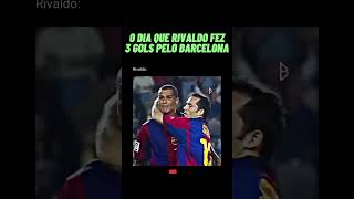 Rivaldo HatTrick Histórico Os 3 Gols Incríveis que Garantiram o Barcelona na Champions League [upl. by Sinclair512]