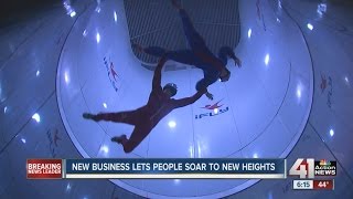 Indoor skydiving iFLY opens in Overland Park [upl. by Adnuhsal]